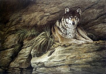 Spirit of the Wild - Wolf by Ron Orlando